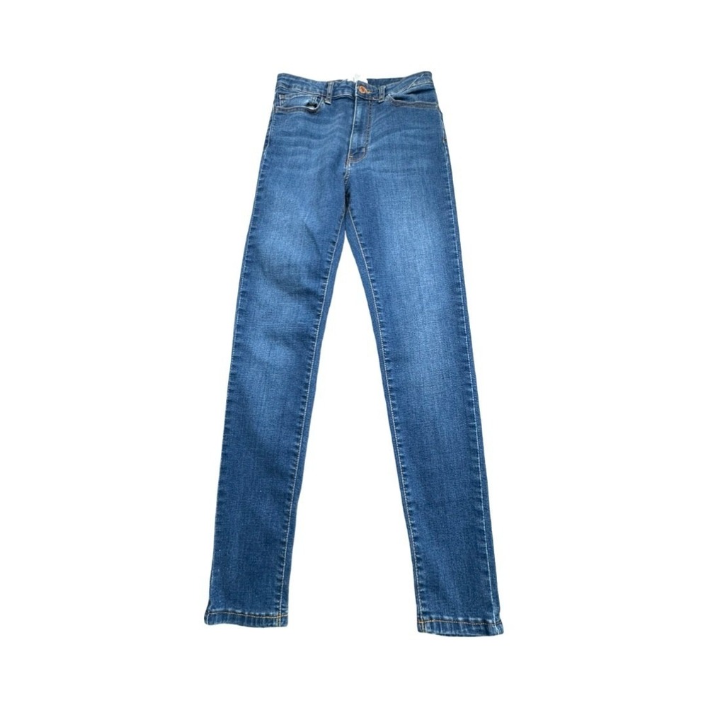 Forever‎ 21 Jeans Womens 29 Blue Skinny High Rise Medium Wash Denim Classic